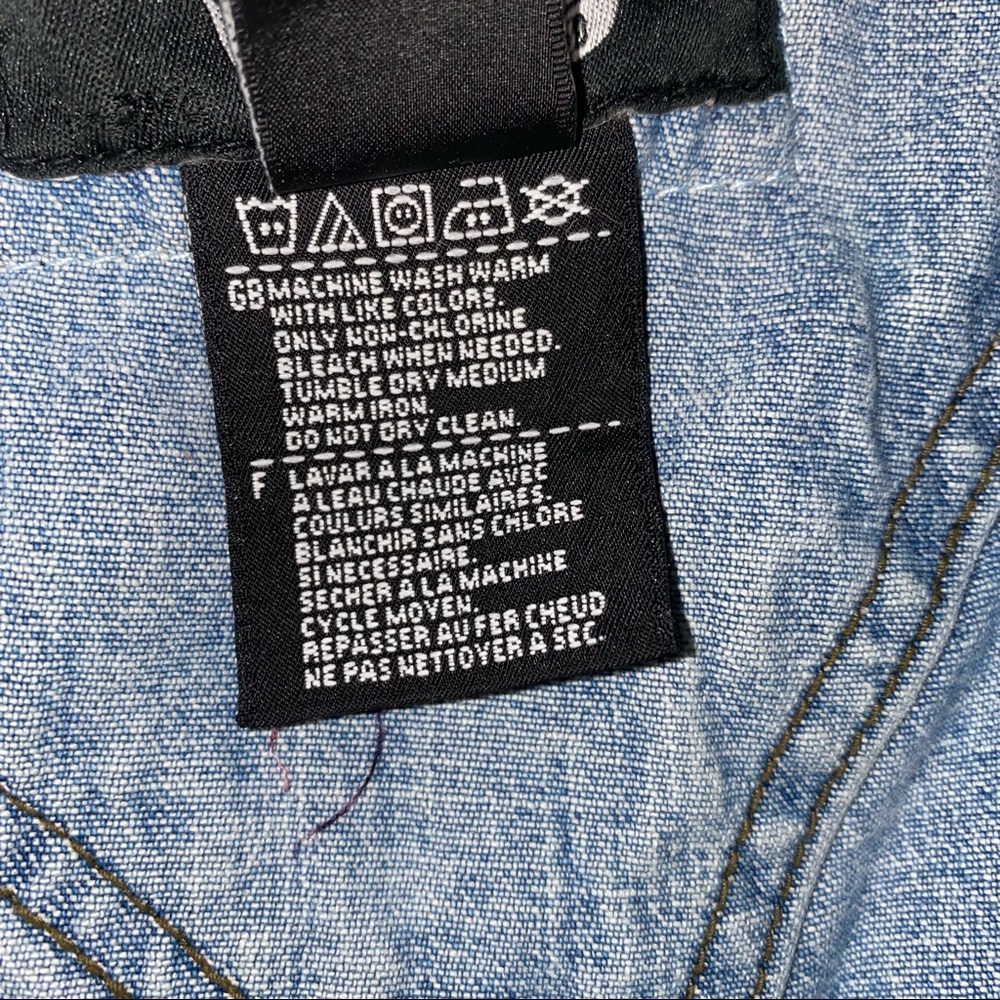 Harley-Davidson Blue Women's Jeans Overalls - Picture 8 of 16